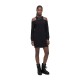 рокля,дамски,поли,и,рокли,karl,lagerfeld,jeans,b4w13038,3,4,sleeve,dress,black,(black)