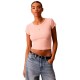 бебешка,тениска,мъжки,тениски,дамски,тениски,calvin,klein,jeans,essentials,baby,short,sleeve,t,shirt,pink,(rose,cloud)