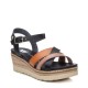 сандали,на,платформа,дамски,сандали,и,чехли,xti,14284,wedge,sandals,refurbished,black,(black)