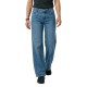 дънки,мъжки,панталони,дамски,панталони,pieces,selma,mb,new,wide,leg,low,waist,jeans,refurbished,blue,(medium,blue,denim)