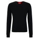 блуза,мъжки,пуловери,дамски,пуловери,hugo,san,vredo,m,v,neck,sweater,refurbished,black,(black)