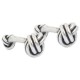 бижутерия,silbon,knot,cufflinks,silver,(aged,silver)