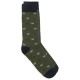 чорапи,мъжки,чорапи,дамски,чорапи,silbon,letter,pattern,socks,green,(green)