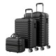 куфари,numada,upfly,trolley,bag,3,units,black,(black)