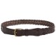 колан,колани,silbon,braided,leather,belt,brown,(brown)