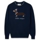 блуза,мъжки,пуловери,дамски,пуловери,silbon,dog,sweater,blue,(navy,blue)