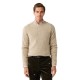 блуза,мъжки,пуловери,дамски,пуловери,hackett,donegal,crew,sweater,beige,(cream,white)