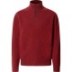 блуза,мъжки,пуловери,дамски,пуловери,hackett,hm7000254,half,zip,sweater,red,(oxblood,red)