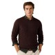 блуза,мъжки,пуловери,дамски,пуловери,hackett,lambswool,cable,crew,sweater,brown,(ebony,brown)