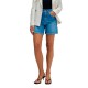 дънки,мъжки,панталони,дамски,панталони,salsa,jeans,faith,push,in,high,waist,denim,shorts,blue,(blue)