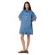 рокля,дамски,поли,и,рокли,pieces,sky,a,shape,denim,short,sleeve,short,dress,refurbished,blue,(medium,blue,denim)