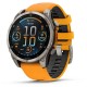 часовник,часовници,garmin,fenix,8,47,mm,amoled,sapphire,watch,refurbished,orange,(graphite,titanium)