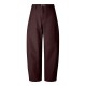 панталони,мъжки,панталони,дамски,панталони,pieces,rikke,barrel,fit,high,waist,pants,brown,(hot,fudge)