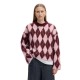 блуза,мъжки,пуловери,дамски,пуловери,selected,lulu,brushed,argyle,sweater,pink,(tawny,port)