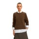 блуза,мъжки,пуловери,дамски,пуловери,selected,lulu,new,sweater,brown,(dachshund,melange)