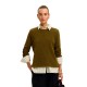 блуза,мъжки,пуловери,дамски,пуловери,selected,lulu,new,sweater,green,(fir,green,melange)