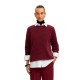 блуза,мъжки,пуловери,дамски,пуловери,selected,lulu,new,sweater,red,(tawny,port,melange)
