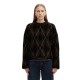 блуза,мъжки,пуловери,дамски,пуловери,selected,lulu,brushed,argyle,sweater,brown,(delicioso)