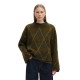 блуза,мъжки,пуловери,дамски,пуловери,selected,lulu,brushed,argyle,sweater,green,(kalamata)