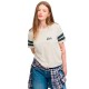 тениска,мъжки,тениски,дамски,тениски,superdry,varsity,script,stripe,short,sleeve,t,shirt,beige,(oyster,cream)