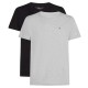 тениска,мъжки,тениски,дамски,тениски,tommy,hilfiger,um0um03870,short,sleeve,t,shirt,2,units,refurbished,multicolor,(grey,heather,black)