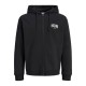 блуза,мъжки,пуловери,jack,&,jones,aero,full,zip,sweatshirt,black,(black)