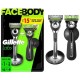 бръснене,gillette,labs,facebody,&,intimate,razor,blade,black,(black,green)