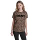 тениска,мъжки,тениски,дамски,тениски,dkny,dp6t1756,short,sleeve,t,shirt,brown,(leopard,caramel)