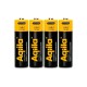 батерии,aqiila,aa,aa,rechargeable,batteries,clear,(black,orange)