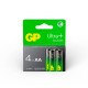 батерии,gp,batteries,15au,lr6,aa,alkaline,batteries,clear,(gold,black)