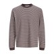 тениска,мъжки,тениски,дамски,тениски,jack,&,jones,barron,stripe,long,sleeve,t,shirt,brown,(chocolate,torte)