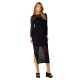 рокля,дамски,поли,и,рокли,noisy,may,judith,long,sleeve,midi,dress,black,(black)