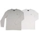 тениска,мъжки,тениски,дамски,тениски,the,time,of,bocha,ri1clogo,long,sleeve,t,shirt,2,units,white,grey,(grey,white)
