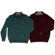 блуза,мъжки,пуловери,дамски,пуловери,the,time,of,bocha,ri1jcrema,half,zip,sweater,2,units,green,red,(green,burgundy)