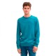 блуза,мъжки,пуловери,дамски,пуловери,tom,tailor,1039810,basic,knit,sweater,blue,(bright,teal,melange)