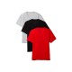 мъжко,бельо,calvin,klein,lv00nb4186,short,sleeve,v,neck,base,layer,3,units,multicolor,(black,white,emb,goji,berry,rio,red)