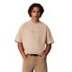 тениска,мъжки,тениски,дамски,тениски,calvin,klein,lv040hm228,short,sleeve,t,shirt,beige,(white,pepper)