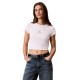 бебешка,тениска,мъжки,тениски,дамски,тениски,calvin,klein,jeans,monogram,baby,short,sleeve,t,shirt,white,(crystal,blush)