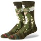 чорапи,мъжки,чорапи,дамски,чорапи,stance,stripe,gremlins,crew,socks,dark,green