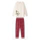пижама,детски,пижами,gisela,snoopy,print,long,sleeve,pyjama,beige,(ecru)