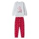 пижама,детски,пижами,gisela,snoopy,print,long,sleeve,pyjama,red,grey,(heather,grey)
