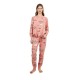 пижама,дамски,пижами,gisela,snoopy,print,long,sleeve,pyjama,pink,(printed)