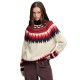 блуза,мъжки,пуловери,дамски,пуловери,superdry,fairisle,jumper,high,neck,sweater,white,(cream,red,navy)