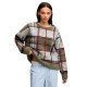 блуза,мъжки,пуловери,дамски,пуловери,superdry,slouchy,brushed,check,sweater,green,(green,blue,tartan)