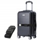 куфар,vertical,studio,bergen,20,hand,luggage,suitcase,black,incl.,free,luggage,strap