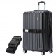 куфар,vertical,studio,silkström,28,suitcase,black,incl.,free,luggage,strap
