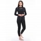 дамско,бельо,kirkjubØur,hafjall,women,thermal,underwear,kit,2,piece,black