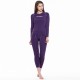 дамско,бельо,kirkjubØur,hafjall,women,thermal,underwear,kit,2,piece,purple