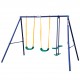 muwo,tabalu,play,frame,with,2,swings,and,seesaw