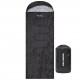 kirkjubØur®,søvn,outdoor,sleeping,bag,220,x,75,cm,15,°c,black